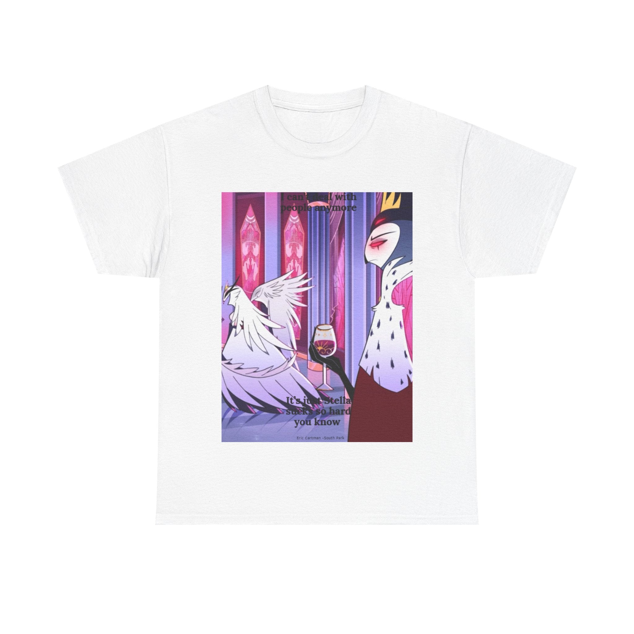 Stolas and Stella (Helluvaboss) — "I can't deal with people anymore" Gothic Royalty Graphic T-Shirt