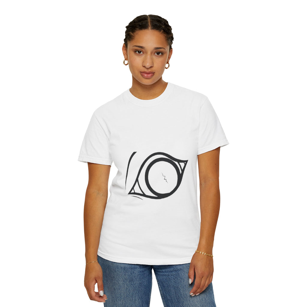 Minimal Eye Graphic T-Shirt — "Trust Us" Back Print