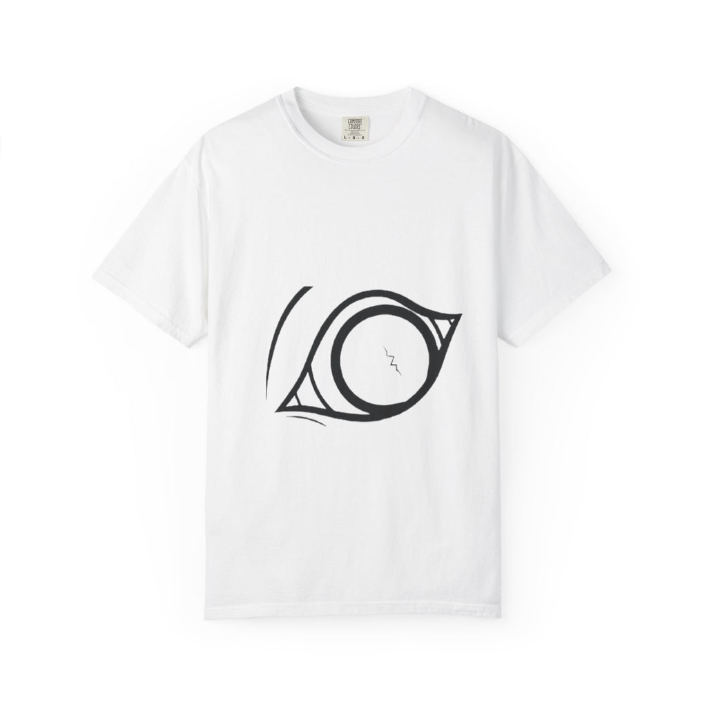 Minimal Eye Graphic T-Shirt — "Trust Us" Back Print