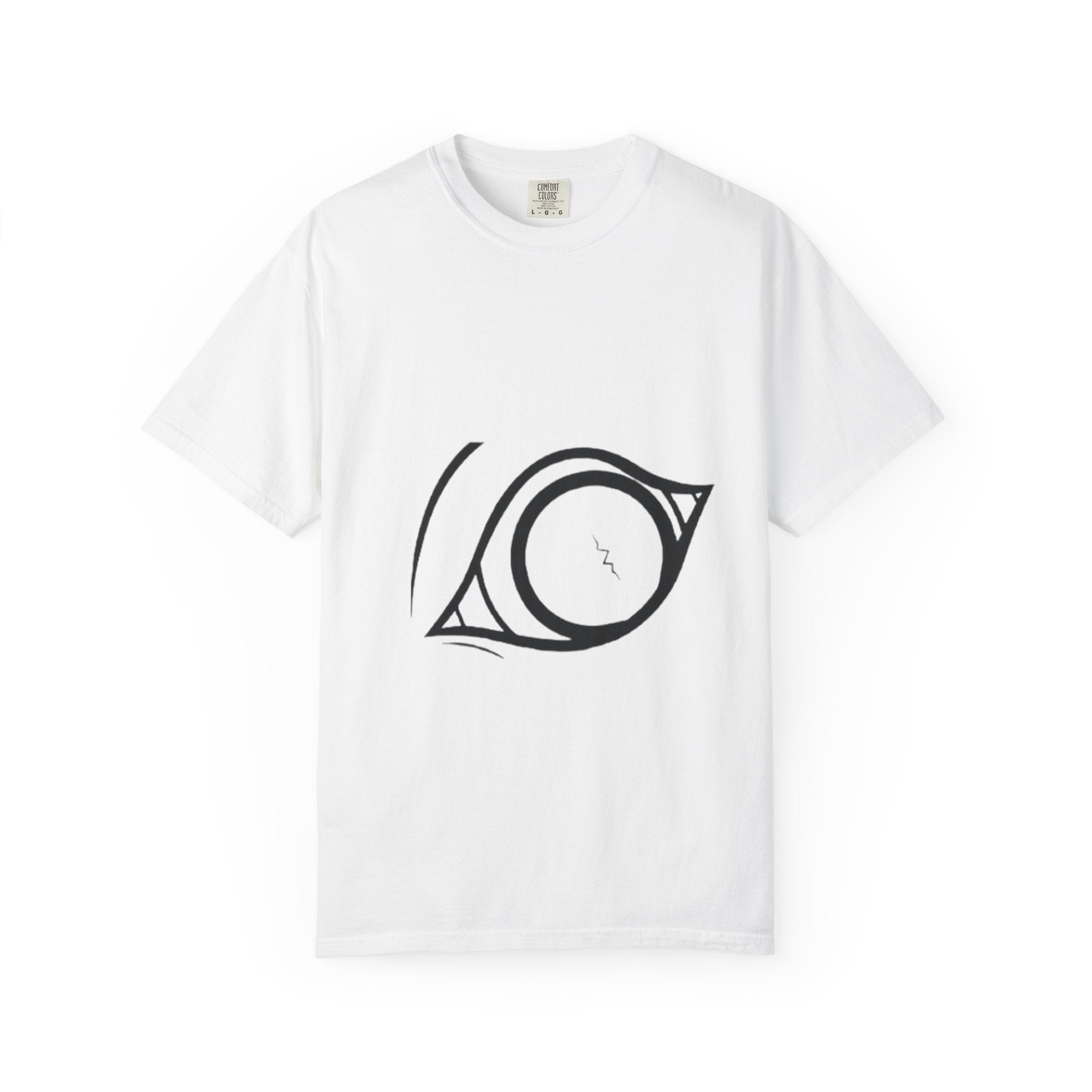 Minimal Eye Graphic T-Shirt — "Trust Us" Back Print