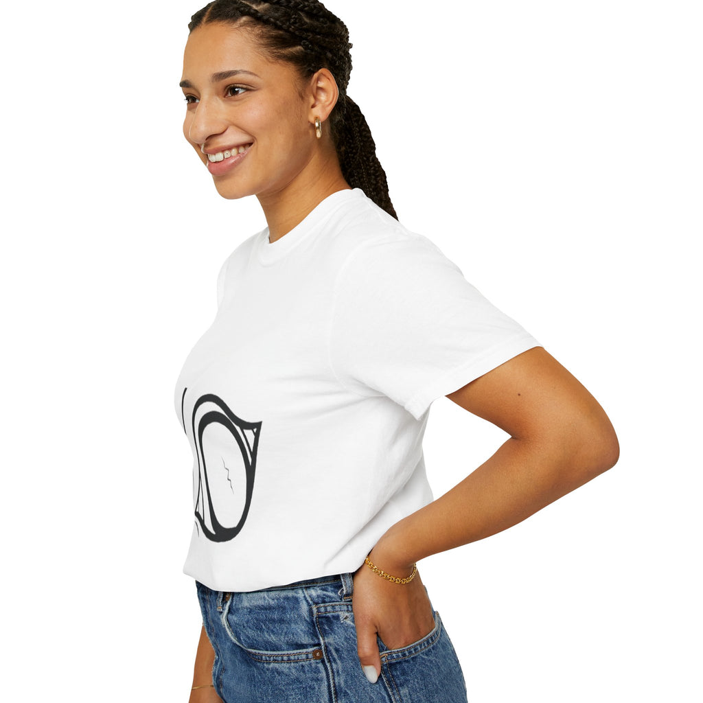 Minimal Eye Graphic T-Shirt — "Trust Us" Back Print