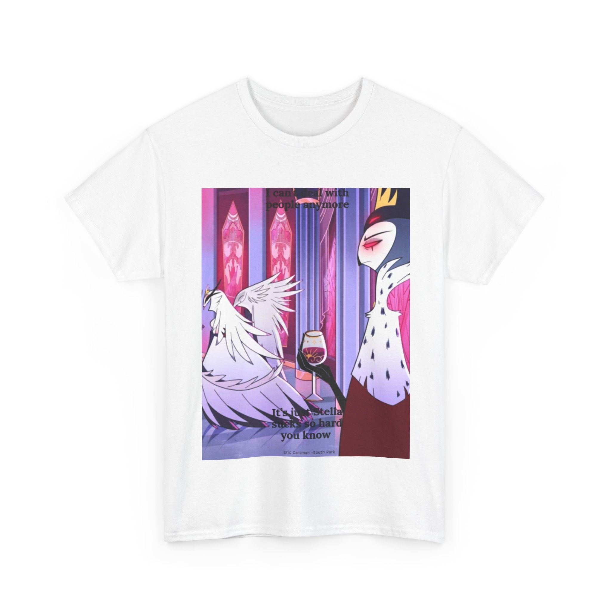 Stolas and Stella (Helluvaboss) — "I can't deal with people anymore" Gothic Royalty Graphic T-Shirt